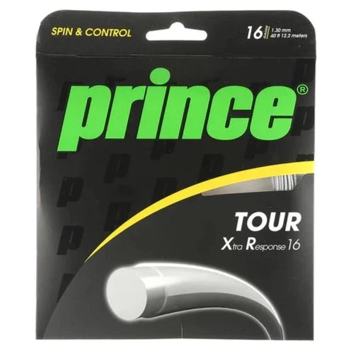 Prince Tour Xtra Response 16/1.30 Tennis String (Silver)