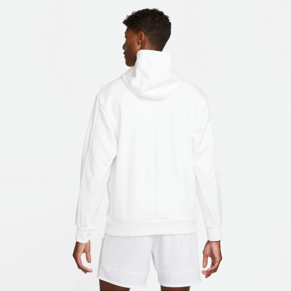 Nike Men's Fleece Heritage Tennis Hoodie (White) - Image 2