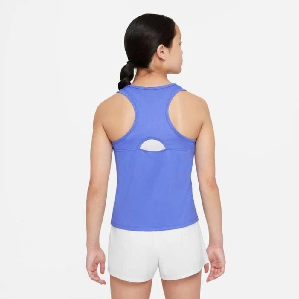 Nike Girl's Dri-FIT Victory Tank (Sapphire/White) - Image 3