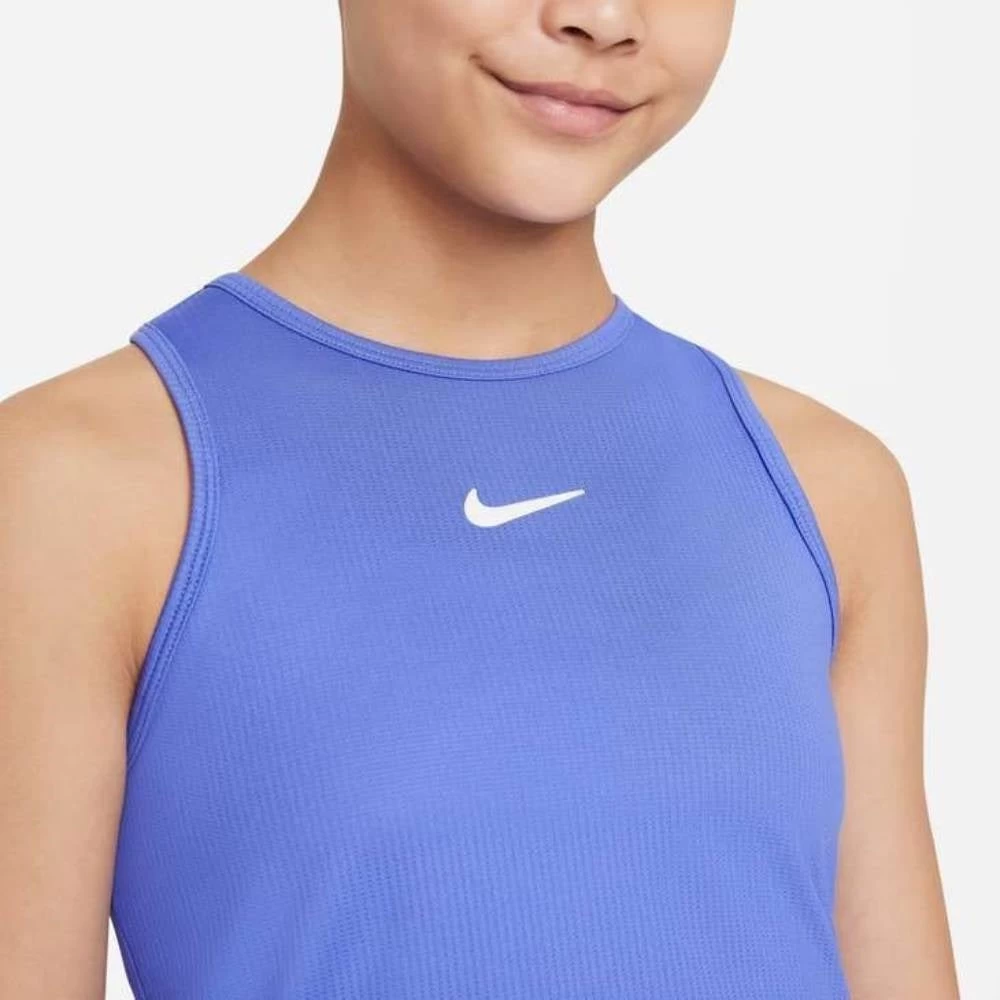 Nike Girl's Dri-FIT Victory Tank (Sapphire/White) - Image 2