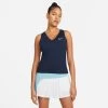 Nike Womens Dri-FIT Victory Tank (Obsidian/White)