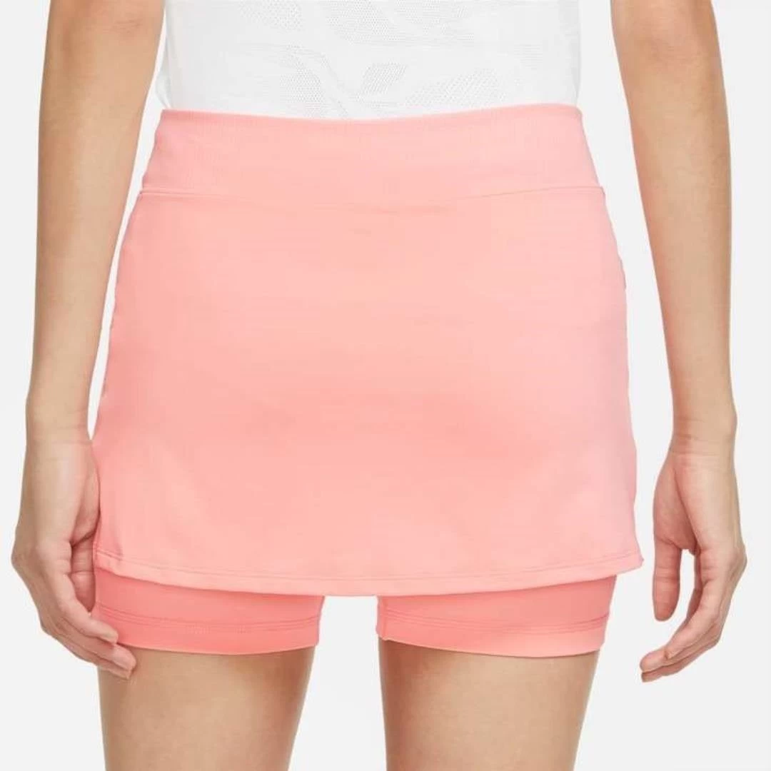 Nike Women's Dri-FIT Victory Skirt Stretch (Coral/White) - Image 2