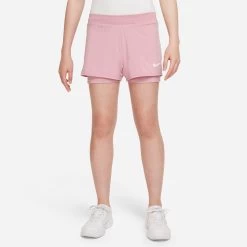 Nike Girls' Dri-FIT Victory Shorts (Elemental Pink/White)