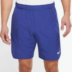 Nike Men's Dri-FIT Advantage 9-inch Short (Blue/White)